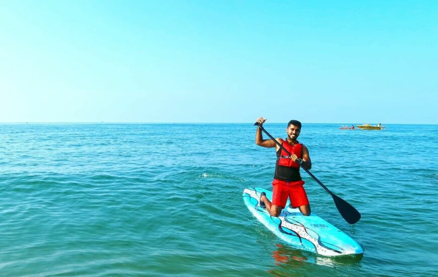 Standup paddling in Kochi